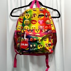 🌟4/$20 SALE🌟 Emoji 💋 Backpack🎒 (Hot Pink)